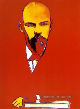 Red Lenin Andy Warhol Oil Paintings